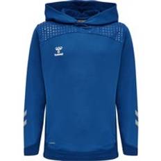 Elastane Hoodies Hummel Child hoodie hmllead poly Bleu