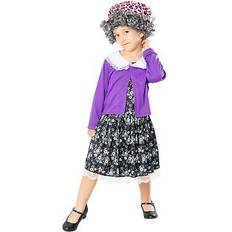 Purple Fancy Dresses Bristol Novelty girls little old lady costume bn6039