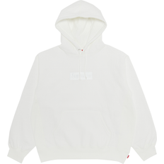 Supreme Homme Pulls Supreme Box Logo "FW 23 White" hoodie unisex Cotton