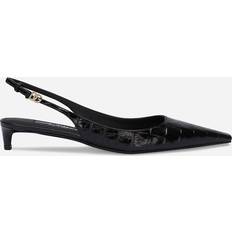 Dolce & Gabbana Højhælede sko Dolce & Gabbana Kitten Heel Décolleté Sko Dame Sort
