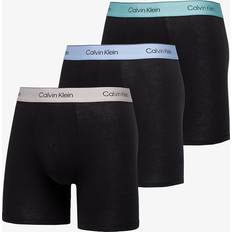 3XL Ropa interior de hombre Calvin Klein Extra-soft Cotton Stretch Boxer Brief 3-Pack - Black