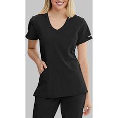 Skechers Work Wear Skechers Female V Neck Scrub Top - Black