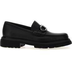 Men Loafers Ferragamo Ferragamo-Cocoon Mocassini Nero-Uomo