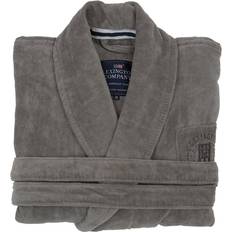 Unisex Morgonrockar & Badrockar Lexington Hotel Velour morgonrock Gray