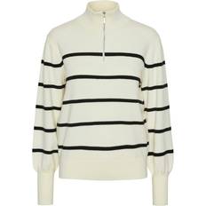 Y.A.S Jumpers Y.A.S Pullover 'YASSHANTI' creme schwarz