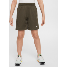 Boys - Green Swim Shorts Nike Multi Big Kids' (Boys' Dri-FIT Mesh Shorts in Green, FN8692-325