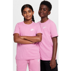 Children's Clothing Nike Sportswear Big Kids' T-Shirt in Pink, FZ5177-646