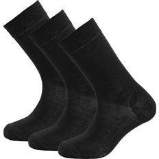 Unisex Undertøy Devold Daily Merino Light Socks 3-pack - Black