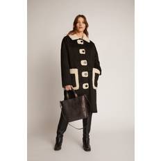 Munthe Tibur Reversible Coat Dam Kappor Från Magasin Black