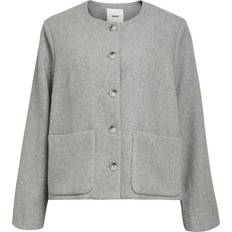 Object Mujer Ropa de abrigo Object Chaqueta De Entretiempo OBJPisa - Gris Moteado