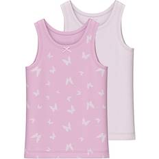 Name It 104 - Piger - Pink Overdele Børnetøj Name It 2-pak Tanktop