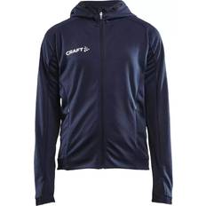 134/140 - Piger Hoodies Craft Evolve Hood Jacket JR - Navy
