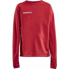 110/116 Sweatshirts Børnetøj Craft Evolve Langærmet Træningsstrøje - Bright Red