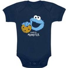 Sesame Street Sesam Body Cookie Monster 50/56 86/92 för barn blå