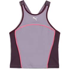 Men - Purple Tank Tops Puma Fit Strong Fitted Sleeveless T-shirt