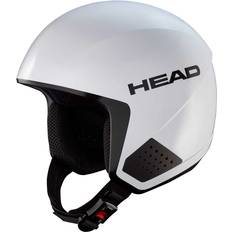 56-59cm - Avtagbara öronskydd Skidhjälmar Head Downforce Race Ski Helmet - White