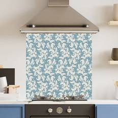 Transparent Splash Guards Choose Your Print Toughened Glass Kitchen Splashback 60 x 60 cm Floral Pattern Splash Guard