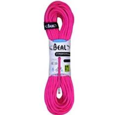 Gold Climbing Ropes & Slings Beal Stinger III Golden Dry 9.4 mm 50 m Pink