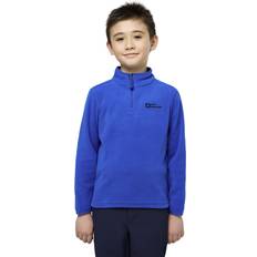 Mädchen Fleecejacken Jack Wolfskin Unisex, Pullover, Kid's Taunus Halfzip, Blau, (164)