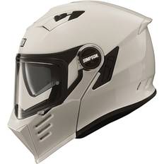 Simpson Darksome Plain Motorcycle Helmet (63-64cm) White, White