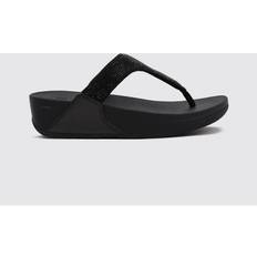 Fitflop 37 Sandaler Fitflop FITFLOP LULU CRYSTAL EM BELLISHE TOE P OST SANDALS Noir