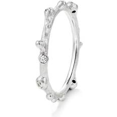 Ole Lynggaard Beige Ringar Ole Lynggaard OLE LYNGGAARD COPENHAGEN Nature 18kt. hvidguld ring med brillanter