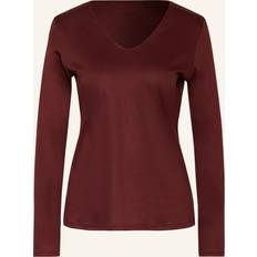 Calida Dam Skjortor Calida Favourites Sense Long Sleeve Shirt Wine red * Kampanj *