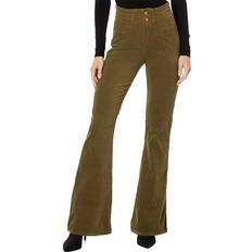 Green - Women Jeans Free People Women's Jayde Corduroy Flare-Leg Pants Fir Green (26)