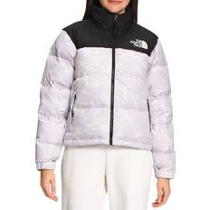 The North Face Women's Puffer Jacket Printed 1996 Retro Nuptse 2X Lavender