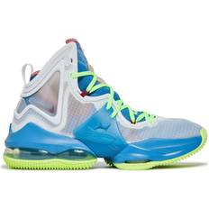 Nike LeBron 19 GS - Dutch Blue/Pomegranate/Lime Glow/White