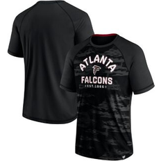 Fanatics Men Sports Fan Apparel Fanatics Men's Fanatics Black Atlanta Falcons Hail Mary Raglan T-shirt Black