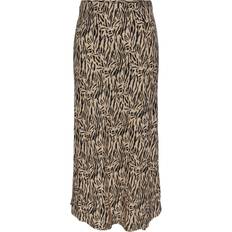 Beige - Midi-hame Hameet Pieces Pcnya Midirock