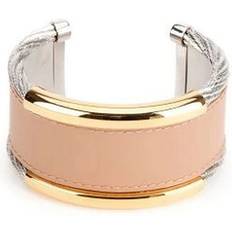 Balenciaga Läder Bicolor Lady Armband - Rosa