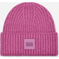 UGG Chunky Rib Beanie Hat pink One