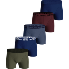 122/128 Barnkläder Björn Borg Core Boxer 5-pack - Blue/Vegetable/Red (10003411-MP001)