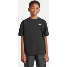 Pojkar Jersey Logo T-Shirt Black Cotton Jersey, 12-13 år