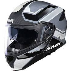 SMK Gullwing Supertour Flip Up Helmet - Matt Black/Grey/Light Grey/White