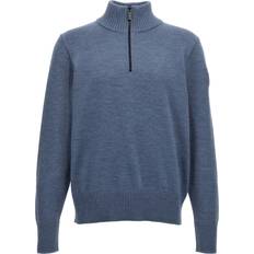 Men Jumpers Canada Goose Goose-Rosseau Knitwear Blu-Uomo Blue