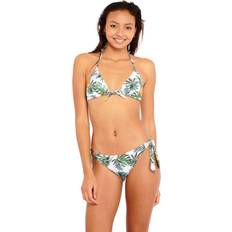 Blanc Maillots de Bain Banana Moon Damen-Badeanzugsstrümpfe Menda Palmsprin Blanc