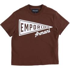 Emporio Armani T-shirts Emporio Armani T-shirt - Chicory Coffee/Hvid