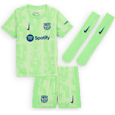 Child Football Kits Nike Barcelona 24/25 3rd Little Kids Football Kit Barely Volt/Barely Volt/Old Royal XLLK 7-8Yr