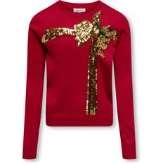 Glitter Blusen & Tuniken Only Kogxmas Strickpullover