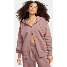 Dame - Foret Overdele Nike Nike Sportswear Phoenix Fleece Oversized Hættetrøje Hættetrøjer & Sweatshirts hos Magasin Pink