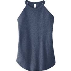 Blue Tank Tops District Women's Perfect Tri Rocker Tank Navy Frost