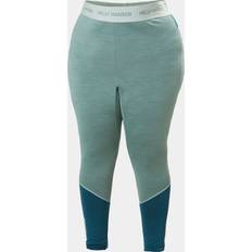 Senderismo - Verde Pantalones Térmicos Helly Hansen Lifa Merino Midweight Pants Plus - Verde