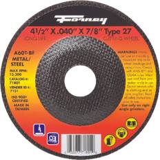 Power Tool Accessories Forney 4-1/2 in. D X 7/8 in. Aluminum Oxide Metal Cut-Off Wheel 1 pc