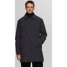 Selected Man Jassen Selected Alvin Mac Coat - Black