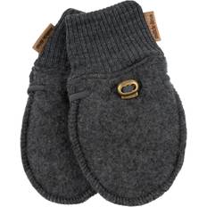 Gråa Vantar Mikk-Line Wool Mittens 74/80Y unisex Sparkdräkter Från Magasin Anthracite Melang (74/80Y)