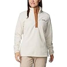 Marrón - Mujer Tops Columbia Damen-Pullover, Benton Springs Half Snap II