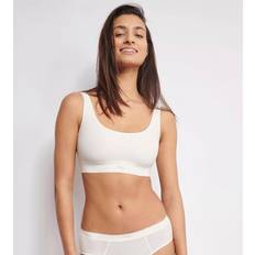 Sloggi Blanc Soutiens-gorge Sloggi Bralette Sans Armatures - Écru Zero Feel